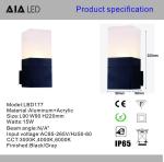 Square Outdoor Wall Light Villa Exterior Wall Courtyard Single Head decoration