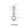 Buy cheap Long Cylindrical Smart Hanging Cable Gripper 9x58mm Brass Material YW86412 from wholesalers