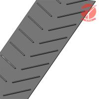Buy cheap Customizable Patterned Rubber Solid Woven Chevron Conveyor Belt product