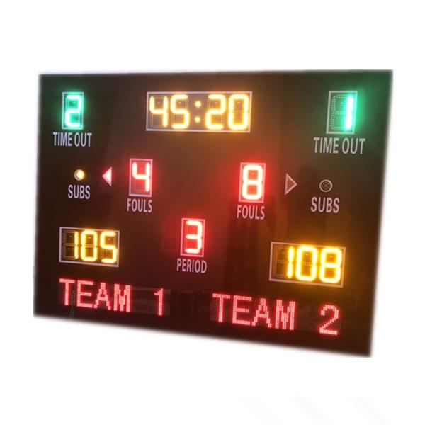 Buy cheap Reliable Led Basketball Scoreboard 8 Inch Digits In Different Color With Team Name from wholesalers
