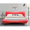 Buy cheap Faux Leather Upholstered Platform Bed Frame / Wood Slat Support / Pressure Relieving from wholesalers