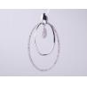 Buy cheap Round Circles Shape Geometric Collection Pendant With CZ Stones 925 Sterling Silver Jewelry Accessory Silver Sterling Silver Pendant Silver Cz Pendant from wholesalers