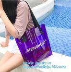 Zipper closure Stadium Bag Transparent Tote Bag Large Beach Bag And Totes With