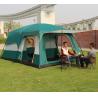 Buy cheap 8 to 12 person Tent Triple Camping Tent Three Rooms Family Camping Tents Well-ventilated Waterproof (HT6100) from wholesalers