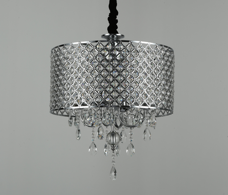 Modern Chandelier Ceiling Lighting with Crystal Lampshade Lighting Dining room Kitchen Hanging Lamp (WH-MI-77)