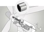Flanged Pump Bushing Dia 18mm Length 18mm Wall Thickness 1mm