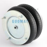Buy cheap 88554 Air Spring Airsustech 2B12X2 Rubber Bellows With Stamped Flange Plate product