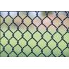 Buy cheap Outdoor Black Brown Green Chain Link Fence 6ft For Garden / Courtyard / Villa from wholesalers