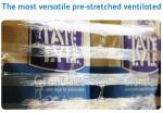STRETCHED VENTILATED FILM,PRE-STRETCHED VENTILATED FILM, machine wrap ventilated