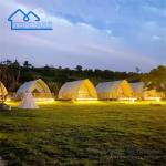 Outdoor Sailing Hotel Tent Flame Retardant Solid Structure Luxury Hotel Tent