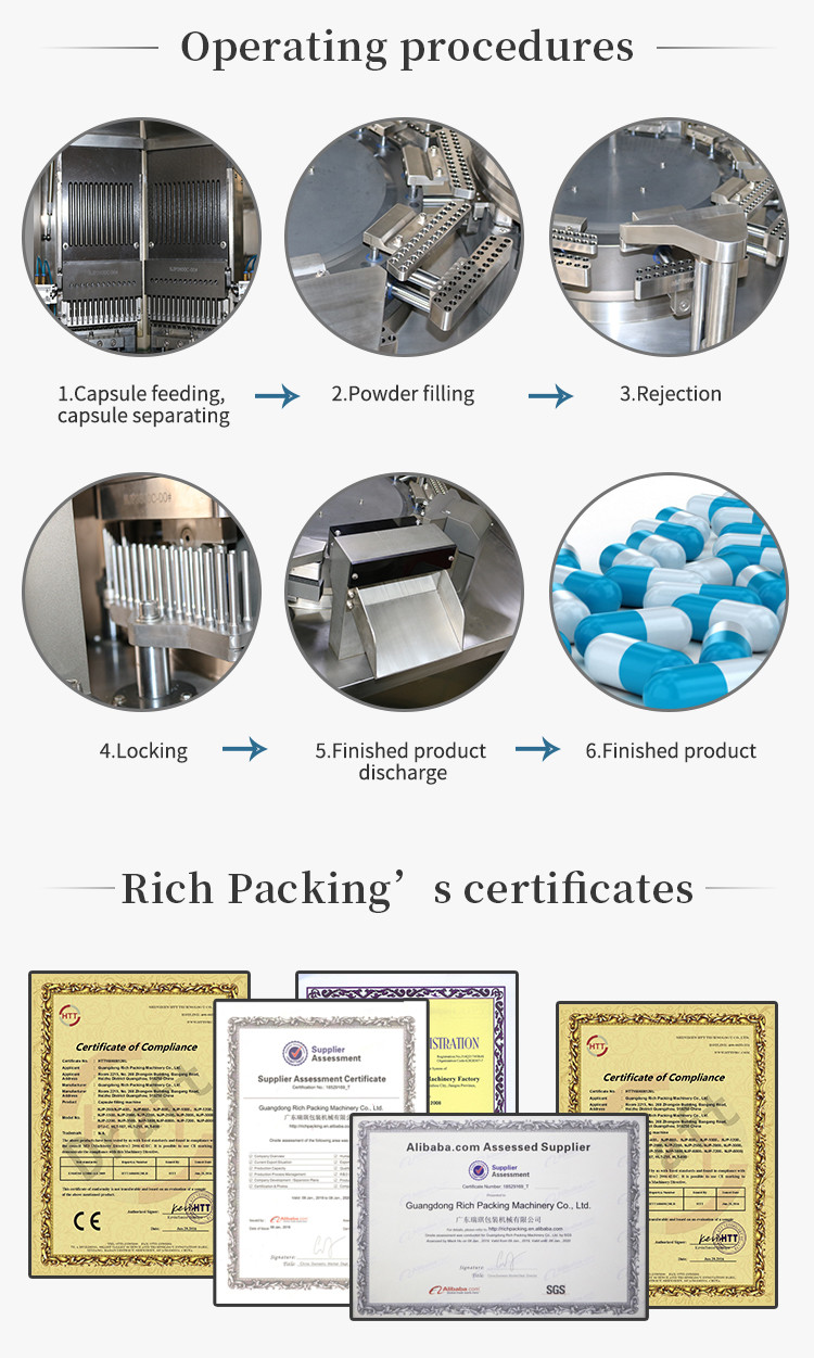 NJP3800 gel cap filling machine automatic pharmacy capsule machine