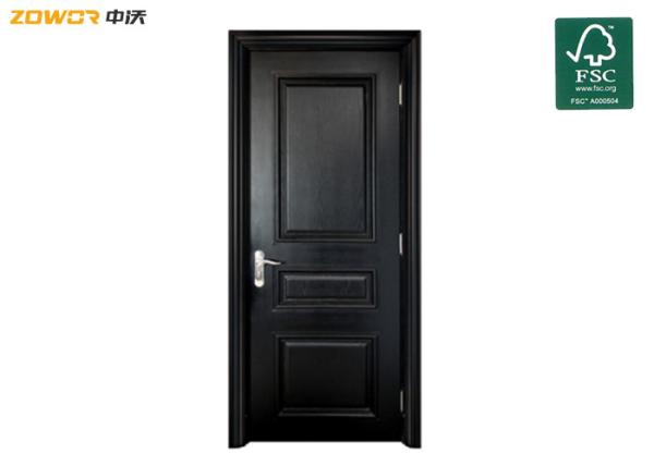 Buy cheap Solid Core Flush 3 Panel 40mm Thick Plain Wooden Door from wholesalers