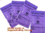 blood bag, blood grip bags. zipper pouch for medical specimen/ Pathological