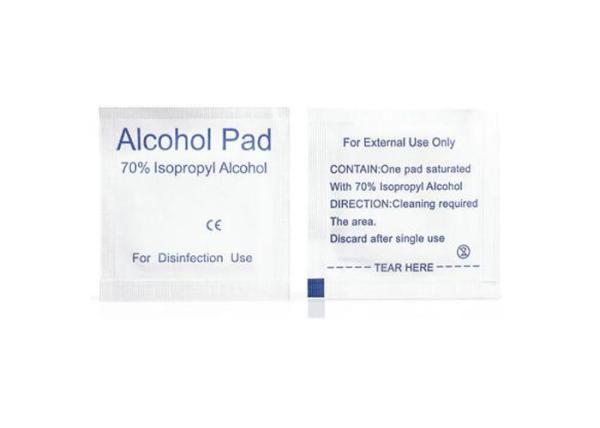 Buy cheap Non - Woven 70% Isopropyl Alcohol Cleaning Wipes 65x30mm / 60x60mm For Skin Care from wholesalers