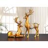 Buy cheap Christmas Reindeer Resin Arts And Crafts Home / Hotel Decoration Use from wholesalers