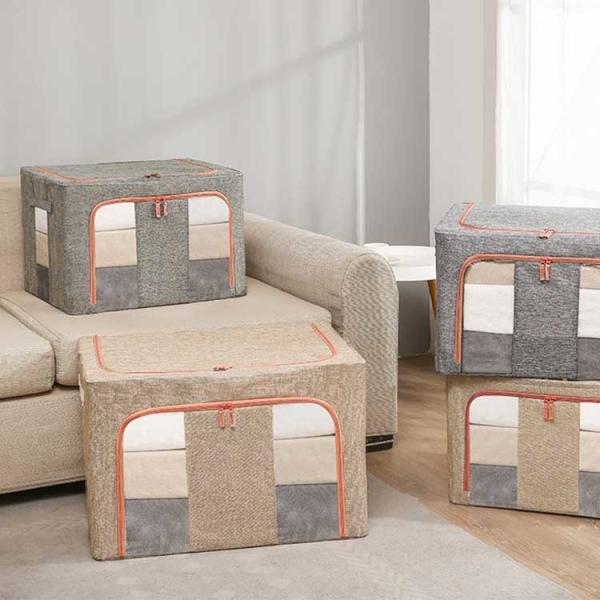 Buy cheap Multiscene Cube Fabric Household Storage Containers Breathable 23.6*16.5*15.7inches from wholesalers