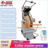 Buy cheap Vertical Touch Screen Jacket Cloth Press Machine 1.5KW product