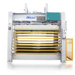 Woodworking vacuum lamination hot press machine for wooden door