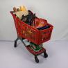 Buy cheap Supermarket Plastic Basket Trolley Lightweight With Plastic Partition OEM ODM from wholesalers