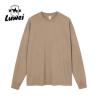 Buy cheap Heavy Weight Cotton Knitted Hoodie Two Tone Cut Sew Crewneck Sweatshirt from wholesalers