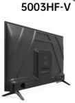 Tempered Glass 50 Inch Smart TV 4K Frameless Border With LED Screen