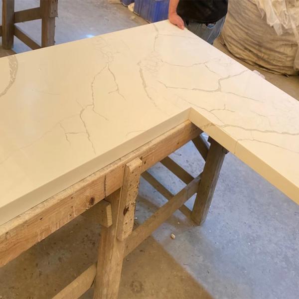 Buy cheap OEM ODM Quartz Stone Countertop Vanity Top Stain Resistant from wholesalers