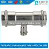 Buy cheap stainless steel press fitting V style reducer tee from wholesalers