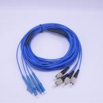 SMF Simplex 2.0mm Armored Fiber Optic Jumper Cable For Rodent Protection