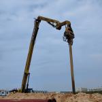 Q355B Material Excavator Vibro Hammer For Pile Driving CE Approval Pile driving