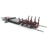 Buy cheap CNC Control Washing 100m/Min Tempered Glass Cutting Machine product