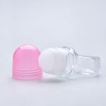 Transparent Clear Glass Roller Ball Bottles Empty 50ml For Essential Oil