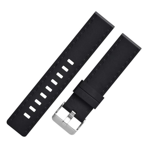 Buy cheap Fashion Black Color TPU Watch Strap 20mm Bands For Smart Watch from wholesalers