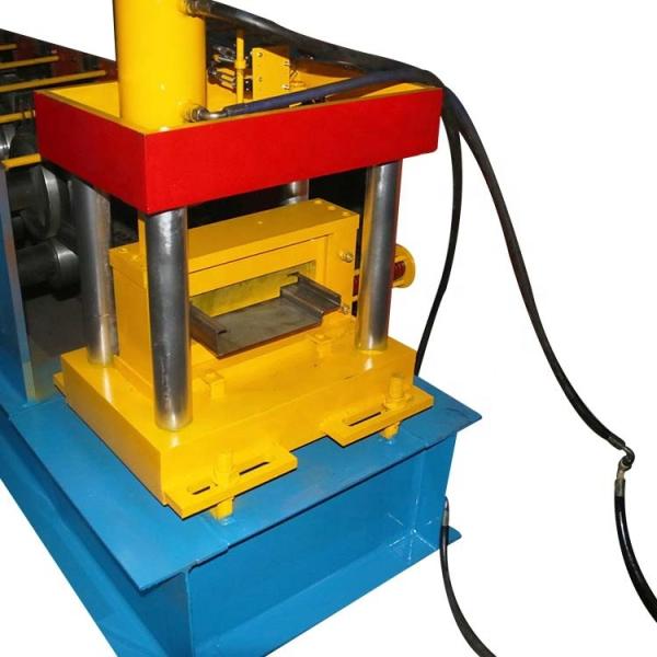 Buy cheap Yellow Steel Door Frame Making Machine Cr12 Hydraulic Cutting from wholesalers