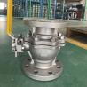 Buy cheap Flange End Worm Gear Industrial Trunnion Ball Valve Stainless Steel/ WCB Construction from wholesalers