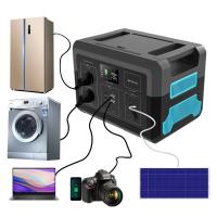 Buy cheap 1500W 1380Wh Portable Emergency Power Supply Battery Pure Sine Wave product