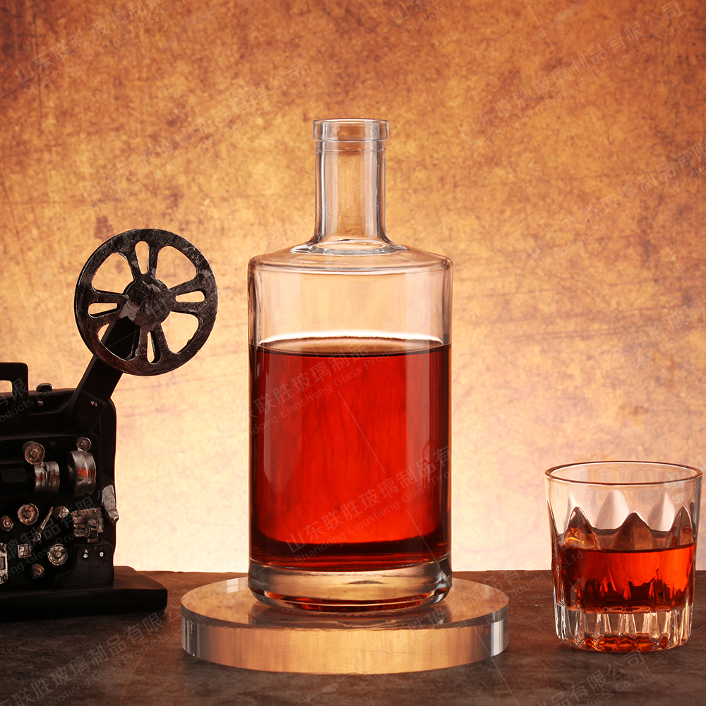 Glass Wine Bottles with Cork 375ml 500ml 700ml 750ml 1000ml Customized Colour Logo
