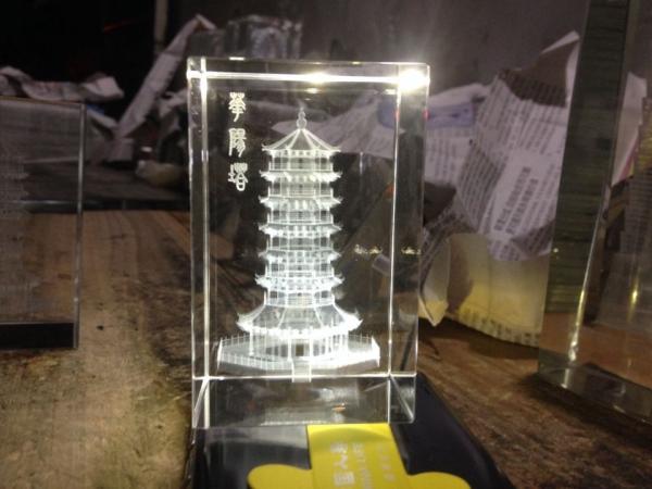 Buy cheap Crystal 3D laser inner carve from wholesalers