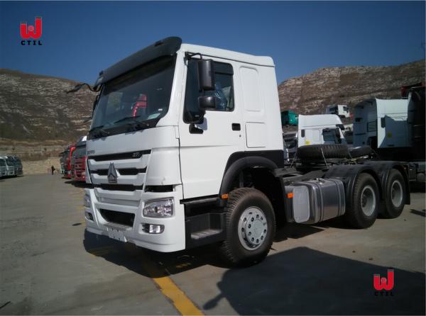 Buy cheap HOWO 371hp 60 Tons 10 Wheeler Heavy Duty Tractor Truck and Trailer from wholesalers