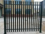 Customized heavy duty palisade fence panels D pale bend head palisade fencing