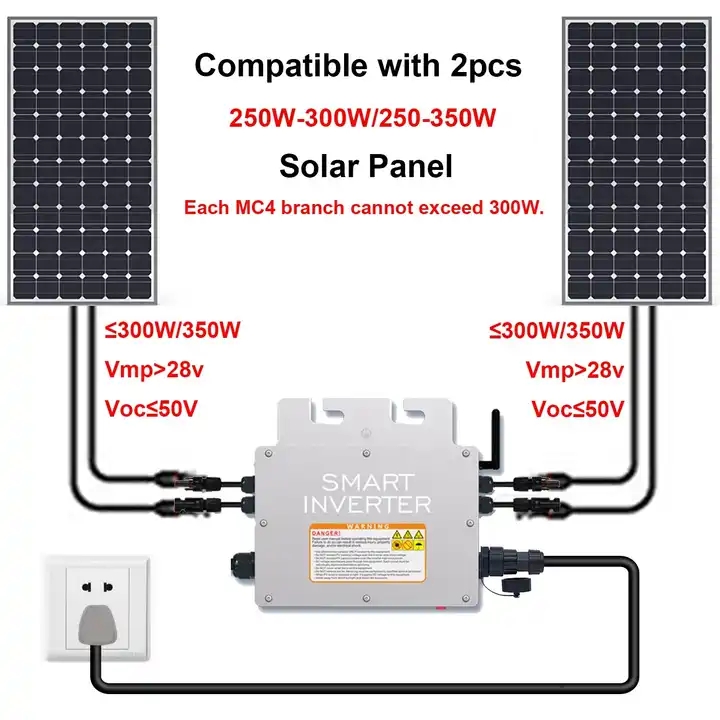 400W Solar Power Micro Inverters Solar Grid Tie Micro Inverter Mikro Wechselrichter Solar Grid Tie Micro Inverter