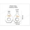 Buy cheap 100 - 500ml Transparent Glass Bottle For Red Wine Vodka Whisky Rum from wholesalers