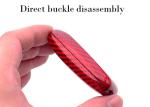 Glossy Slip Resistant Carbon Fiber Key Case For SUBARU