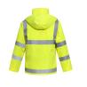 Buy cheap Reflective PPE Safety Wear Fluorescent Yellow Waterproof Reflective Raincoat Split from wholesalers