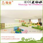 High Quality Mordern Preschool wooden furniture sets made in Guangzhou China