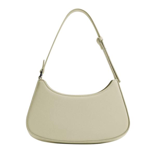 Buy cheap Brand Customized Logo Solid Color Ladies Shoulder Bag High Quality Pu Leather Ladies Small Handbag from wholesalers