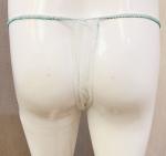 Green/Pink Thread Sewing Disposble Female T-Shape Nonwoven Underwear With