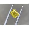 Buy cheap 18K White Gold Lab Created Diamonds Engagement Ring 1.05ct Fancy Vivid Yellow from wholesalers