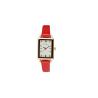 Buy cheap Square Quartz Leather Watch Fashionable White Waterproof Quartz Watch from wholesalers