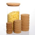 Soft Wooden Tapered Cork Bottle Cap Lids Cover For Wine Bottle