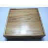 Buy cheap Clear Varnished Empty Wooden Gift Boxes , Custom Wooden Box With Sliding Lid Eco - Friendly from wholesalers